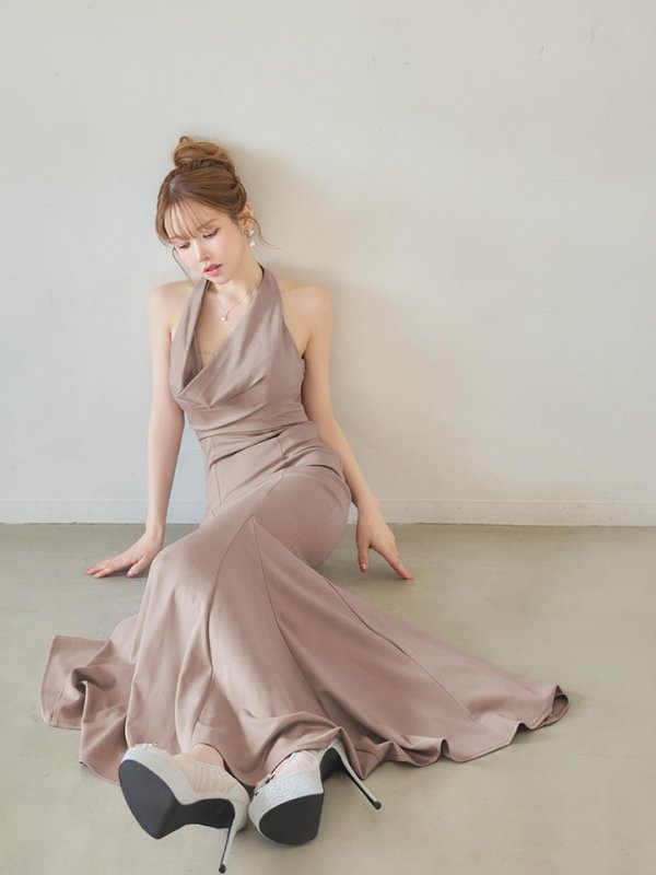 グレージュ　モデル：ゆめ　身長：160cm　着用サイズ：Sサイズ