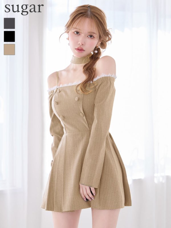 ベージュ　モデル：ゆめ　身長：160cm　着用サイズ：Sサイズ