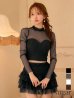 ブラック　モデル：ゆめ　身長：160cm　着用サイズ：Sサイズ