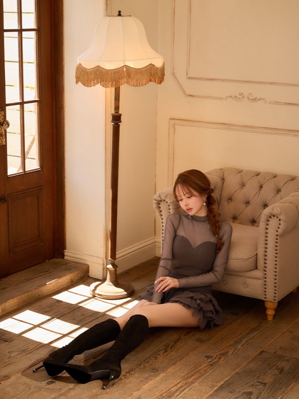 ブラウン　モデル：ゆめ　身長：160cm　着用サイズ：Sサイズ