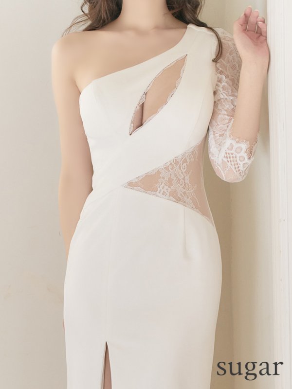 画像10: 【Miyu × GLAMOROUS by Andy COLLECTION 】ワンカラー/ バストカット/ストレッチ/ロングドレス /キャバドレス long[OF05]