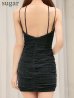 ブラック　モデル：るりぴ　身長：165cm　着用サイズ：Sサイズ