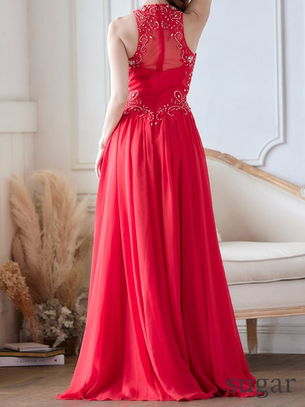 画像9: 【Lip line/リップライン】ビジュー/ アメスリ/ 刺繍レース/ シフォン/ ロングドレス/ キャバドレスlong[HC03]