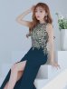画像2: 【Lip line/リップライン】マーメイド/ ビジュー/ 刺繍/ ストレッチ/ スリット/ ロングドレス/ キャバドレス long[HC03] (2)
