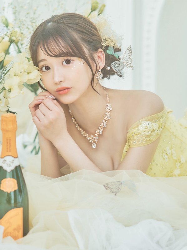 画像10: 【関西コレクション着用】【Lip line/リップライン】フラワー刺繍/ Aライン/ ラメ/ チュール/ ロングドレス/ キャバドレスlong[HC03]