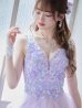 画像6: 【関西コレクション着用】【Lip line/リップライン】フラワー刺繍/ 2段フレア/ Aライン/ チュール/ プリンセス/ ロングドレス/ キャバドレスlong[HC03]