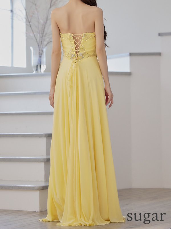 画像23: 【Lip line/リップライン】ベア/ ビジュー/ スピンドル/ シフォン/ ロングドレス/ キャバドレス long[HC03]