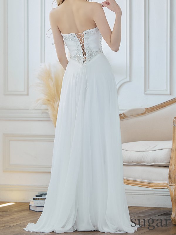 画像10: 【Lip line/リップライン】ベア/ ビジュー/ スピンドル/ シフォン/ ロングドレス/ キャバドレス long[HC03]