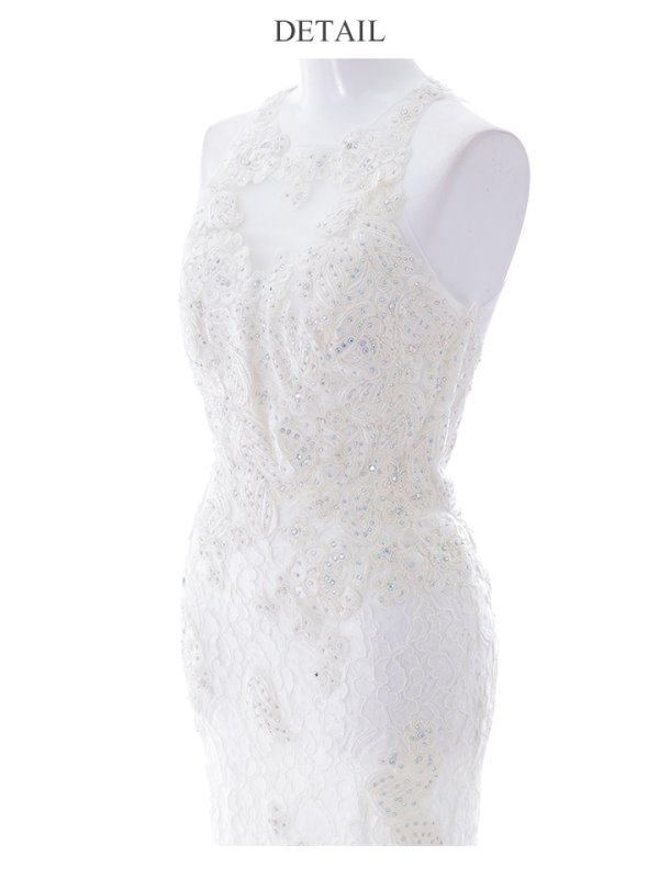 画像21: 【Lip line/リップライン】マーメイド/ アメスリ/ 総レース/ 刺繍レース/ タイト/ ロングドレス/ キャバドレス long[HC03]