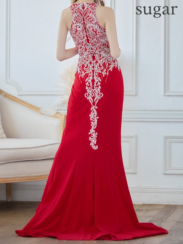 画像15: 【Lip line/リップライン】マーメイド/ ビジュー/ 刺繍/ ストレッチ/ スリット/ ロングドレス/ キャバドレス long[HC03]