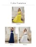 画像12: 【Lip line/リップライン】フラワー刺繍/ チュール/ ギャザー/ スピンドル/ ロングドレス/ キャバドレス long[HC03]
