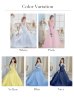 画像23: 【関西コレクション着用】【Lip line/リップライン】デザイン刺繍レース/ スピンドル/ メッシュ切り替え/ Aライン/ ロングドレス/ キャバドレス long[HC03]