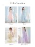 画像38: 【関西コレクション着用】【Lip line/リップライン】フラワー刺繍/ 2段フレア/ Aライン/ チュール/ プリンセス/ ロングドレス/ キャバドレスlong[HC03]