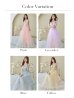 画像39: 【関西コレクション着用】【Lip line/リップライン】フラワー刺繍/ 2段フレア/ Aライン/ チュール/ プリンセス/ ロングドレス/ キャバドレスlong[HC03]