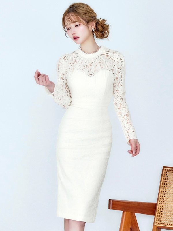 アイボリー モデル：ゆめ　身長：160cm　着用サイズ：8号(Sサイズ)