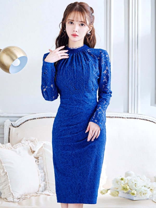 ロイヤルブルー モデル:ゆめ 身長:160cm:8号(Sサイズ)