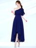 ダークブルー モデル：ゆめ　身長：160cm　着用サイズ：8号(Sサイズ)