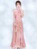 ベージュローズ　モデル：ゆめ　身長：160cm　着用サイズ：8号(Sサイズ)