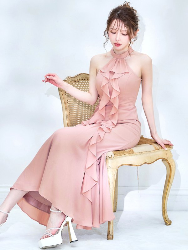 ベージュローズ　モデル：ゆめ　身長：160cm　着用サイズ：8号(Sサイズ)
