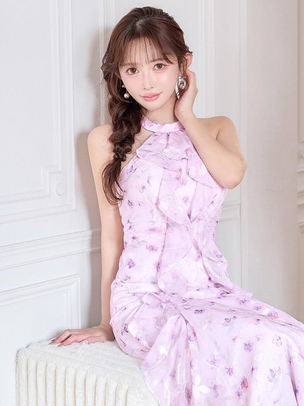 ラベンダー モデル：りな　身長：160cm　着用サイズ：8号(Sサイズ)