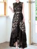 ブラックベージュ　モデル：ゆめ　身長：160cm　着用サイズ：8号(Sサイズ)