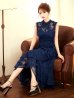 ネイビー　モデル：ゆめ　身長：160cm　着用サイズ：8号(Sサイズ)