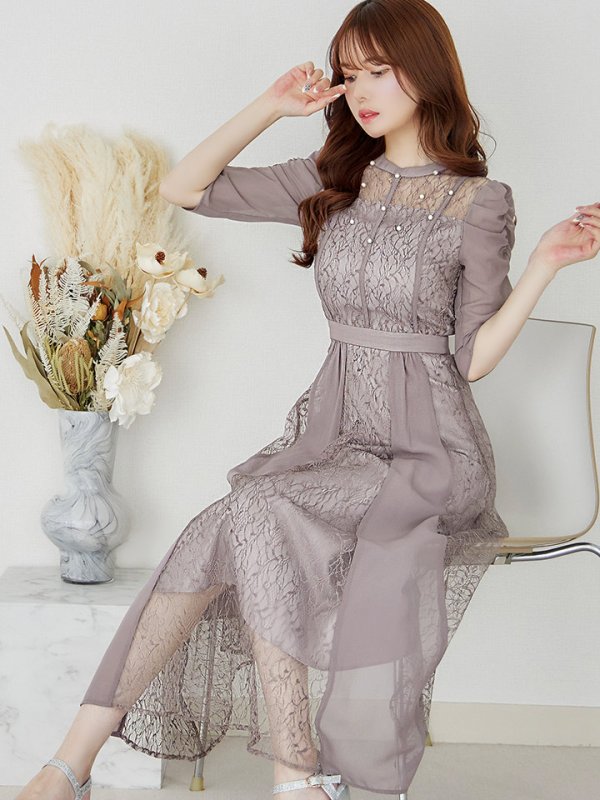 モーヴ モデル:ゆめ 身長:160cm 着用サイズ:8号(Sサイズ)