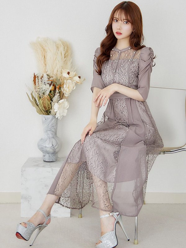 モーヴ モデル:ゆめ 身長:160cm 着用サイズ:8号(Sサイズ)