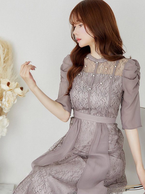 モーヴ モデル:ゆめ 身長:160cm 着用サイズ:8号(Sサイズ)