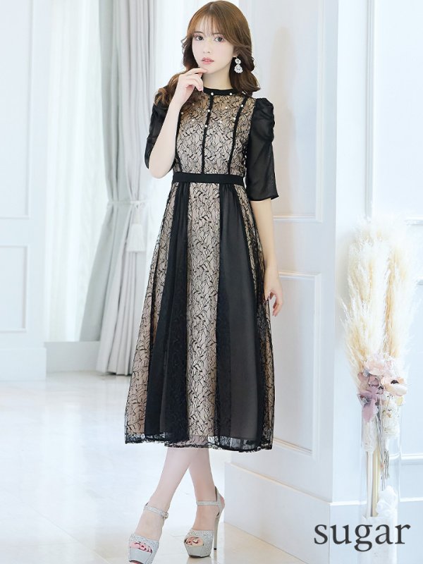 ブラックベージュ モデル:ゆめ 身長:160cm 着用サイズ:8号(Sサイズ)