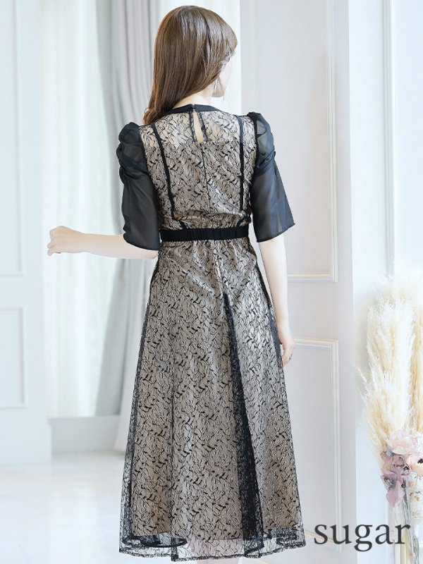 ブラックベージュ モデル:ゆめ 身長:160cm 着用サイズ:8号(Sサイズ)