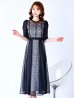 ネイビー モデル：ゆめ　身長：160cm　着用サイズ：8号(Sサイズ)
