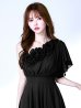 ブラック モデル：ゆめ　身長：160cm　着用サイズ：8号(Sサイズ)