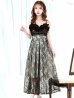 ブラックベージュ　モデル：ゆめ　身長：160cm　着用サイズ：8号(Sサイズ)　