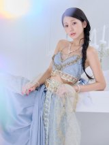 【即日発送】【ハロウィン】アラビアンガール/アラジンコスプレセット【コスプレ7点セット】【フリーサイズ/4カラー】[OF01/OF03]