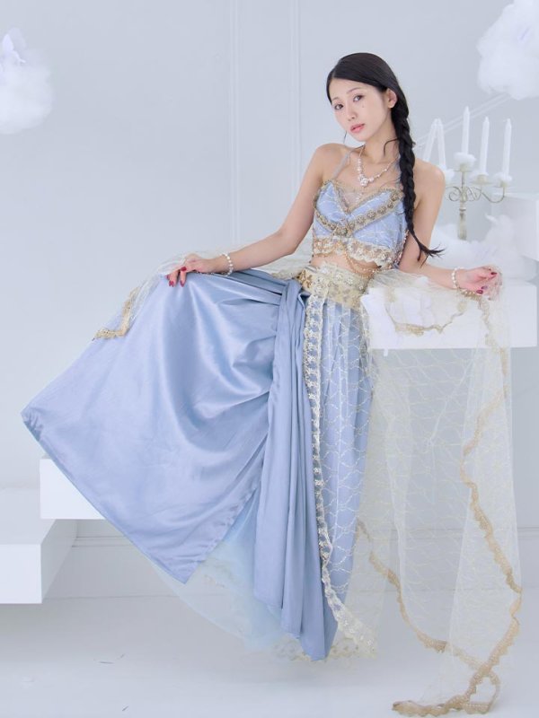 画像2: 【即日発送】【ハロウィン】アラビアンガール/アラジンコスプレセット【コスプレ7点セット】【フリーサイズ/4カラー】[HC03]