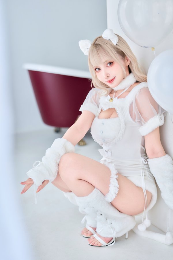 画像4: 【即日発送】【ハロウィンコスプレ9点セット】ベルベットキャットレオタード【Malymoon/マリームーン】	[HC03]