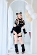 画像6: 【即日発送】【ハロウィンコスプレ9点セット】ベルベットキャットレオタード【Malymoon/マリームーン】	[HC03] (6)