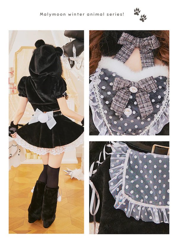 ブラック　身長：162cm　着用サイズ：Fサイズ