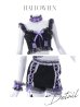 画像38: 【即日発送】【ハロウィン】パールレースキャットセットアップ【コスプレ6点セット】【S-Mサイズ/2カラー】[YMT]