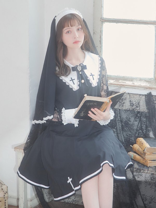 画像2: 【即日発送】【ハロウィン】 ミニフレアシスター 【コスプレ3点セット】【S-XLサイズ/1カラー】[YMT]
