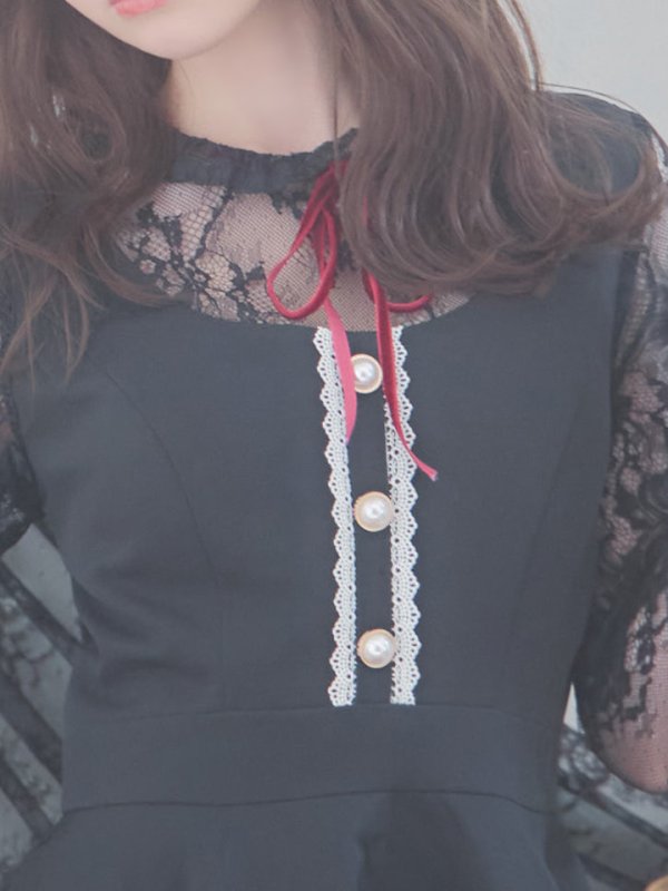 画像19: 【SALE!!】【即日発送】【ハロウィン】 レースブラックキャット  / 黒猫【コスプレ2点セット】【S-XLサイズ/1カラー】[OF01]