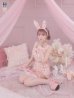 画像2: 【即日発送】【ハロウィン】ツイードバニーリボンセットアップ（パンツ）【コスプレ6点セット】 【XS-Mサイズ/2カラー】[YMT] (2)