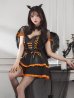 画像7: 【即日発送！】【ハロウィン】レースアップデビルスカートセットアップ 【コスプレ6点セット】[YMT-H]
