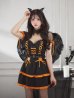 画像9: 【即日発送！】【ハロウィン】レースアップデビルスカートセットアップ 【コスプレ6点セット】[YMT-H]
