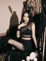 【即日発送！】【ハロウィン】 シアーバニーセットアップ 【コスプレ8点セット】 【XS-Mサイズ/1カラー】[YMT]