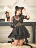 画像13: 【即日発送！】【ハロウィン】 黒猫シアーレースワンピース 【コスプレ5点セット】 【S-XLサイズ/1カラー】[YMT]