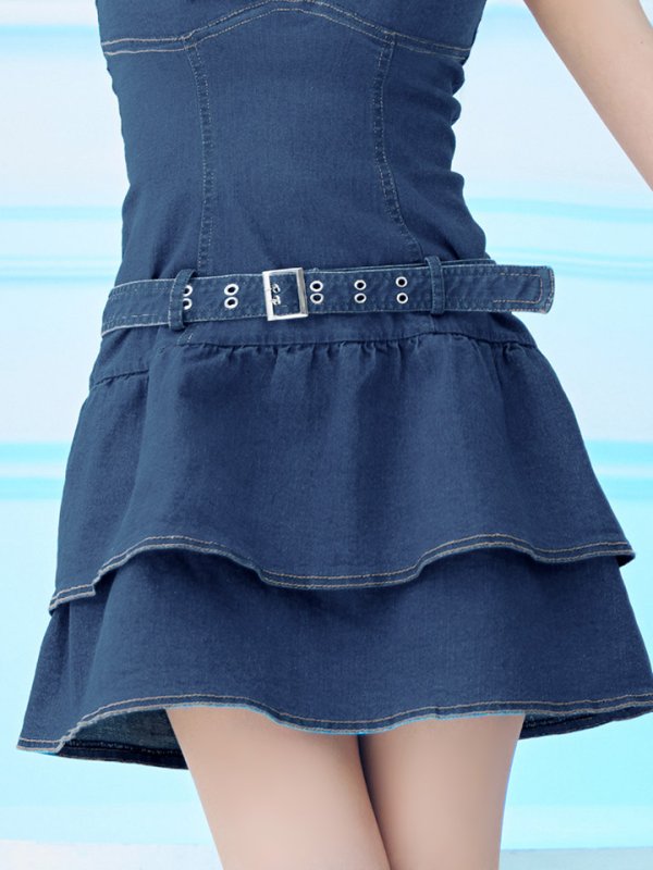 画像15: 【SALE!!】【即日発送！】【ハロウィン】 バニーデニムワンピース【コスプレ5点セット】 【XS-Lサイズ/1カラー】[OF04]