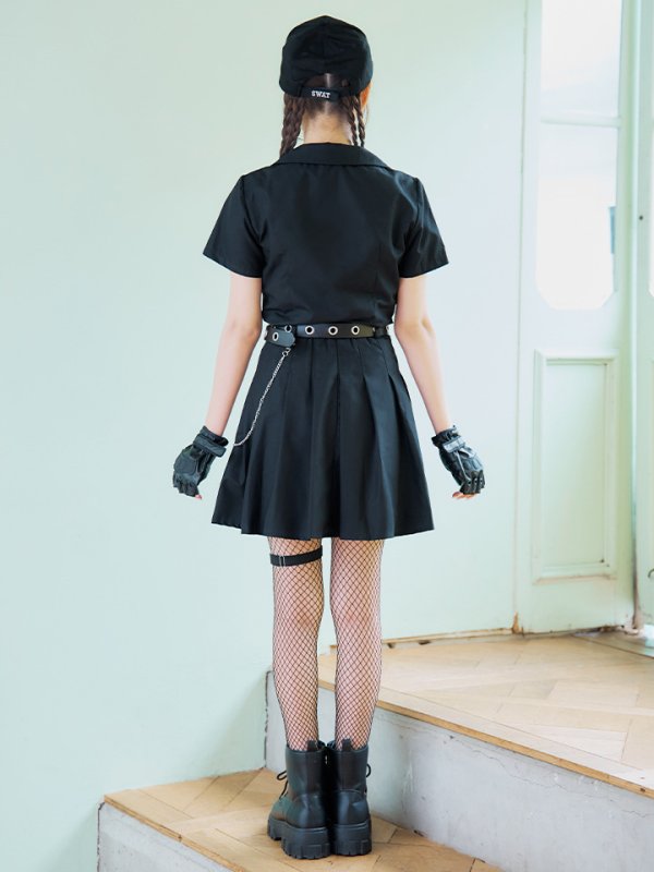 画像13: 【SALE!!】【即日発送！】【ハロウィン】SWATスワットガールセットアップ 【コスプレ8点セット】 【XS-Lサイズ/1カラー】[OF01]