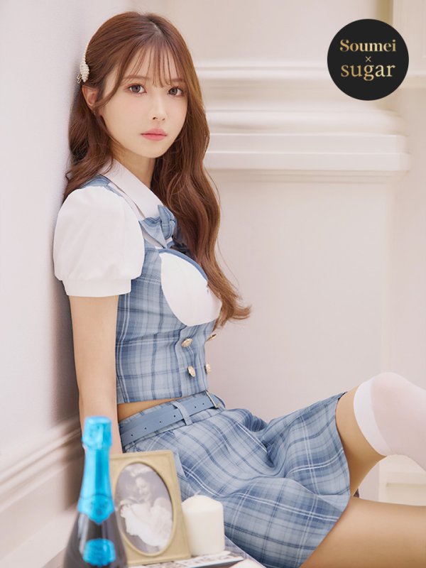 画像3: 【即日発送！】【ハロウィン】アイドルスクールガールセットアップ 【コスプレ5点セット】[OF04]